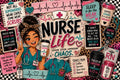 Nurse Life sublimation wrap